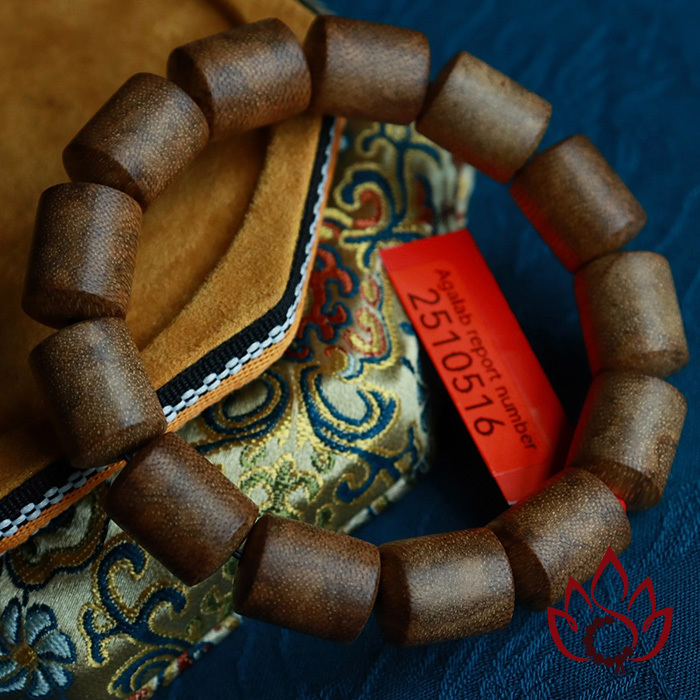 Vòng Trầm Hương Lu Thống | 12 Ly | Trầm Tốc Kiến Tự Nhiên Lâu Năm